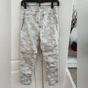Bevy Flog white camo joggers. 24